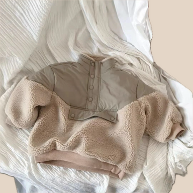 Teddytröja – Oli Unisex, grön, bomull, storlek 0–6 år More For Mini