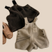 Hängselbyxor – Cozy Cubs Flickor, Beige/Brun, Bomull, Storlek 0–6 år More For Mini
