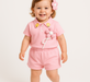 Luchtig Meisjes Zomersetje met Bloemen | Comfortabel & Stijlvol voor 1–4 Jaar More For Mini