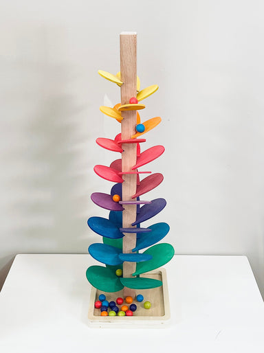 Trä Musikträd med Kulor – Pedagogisk Kulbana Leksak för Barn | MelodySprout 71 cm More For Mini