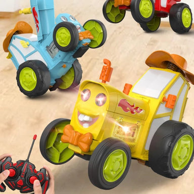 TurboTwist Stuntbil – Radiostyrd med Lichteffekter & Musik – 360° Flips och Dansande Rörelser More For Mini