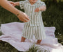 Baby sommarset 0–3 år – Randig tröja och shorts i bomull | Unisex outfit More For Mini