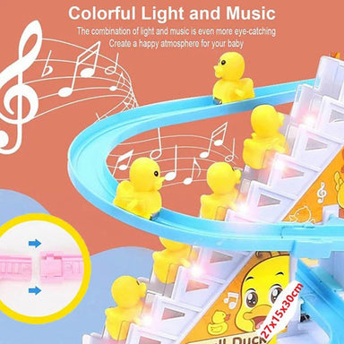 Muzikale Eendjesbaan voor Peuters – Interactief Speelgoed met Licht & Geluid More For Mini
