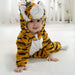 KleinWild Baby Peuter Kind Jumpsuit Dierenthema – Zacht, Veilig & Perfect Cadeau More For Mini