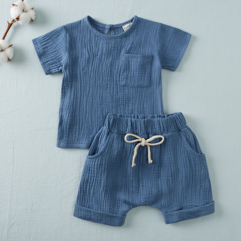 Baby Sommar Outfit – Luftigt 2-Delars Klädesset | 3 mån – 3 år More For Mini