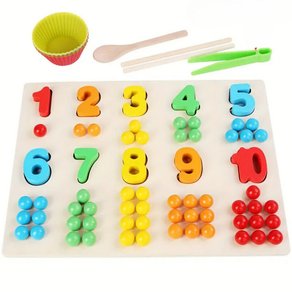 Pedagogiskt Montessori Räkne- och Sorteringsspel för Småbarn – Köp Lärande Leksak More For Mini