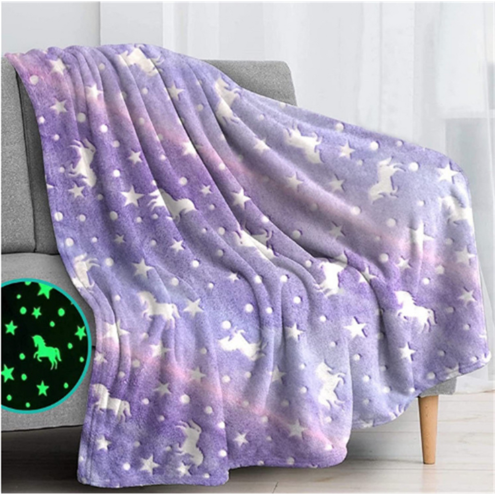 GlowNest™ Självlysande barnfilt – Mjuk & säker för en bättre nattsömn More For Mini