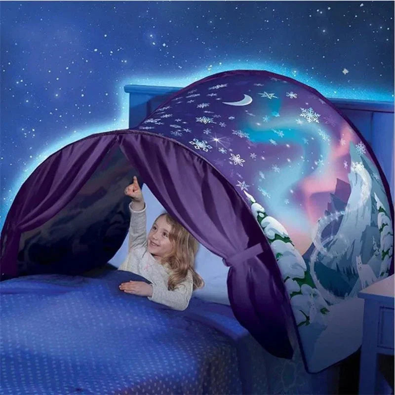 DreamNest Bedtent – Magische Bedtent voor Kinderen | Slaap- en Speeltent voor Kinderen More For Mini