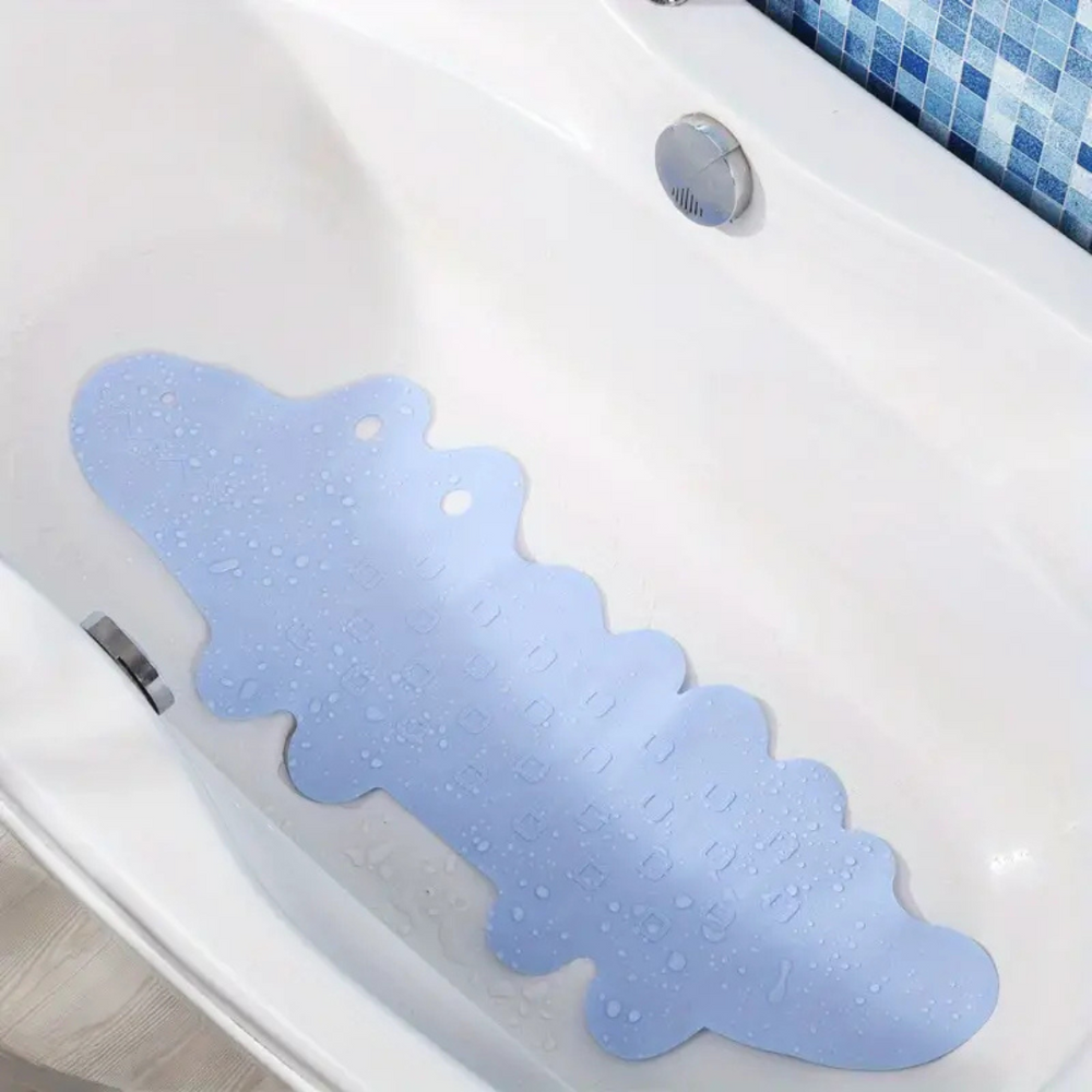 Veilige Anti-Slip Badmat Kinderbad | SplashSafe Krokodil Design | Stevig & Duurzaam More For Mini