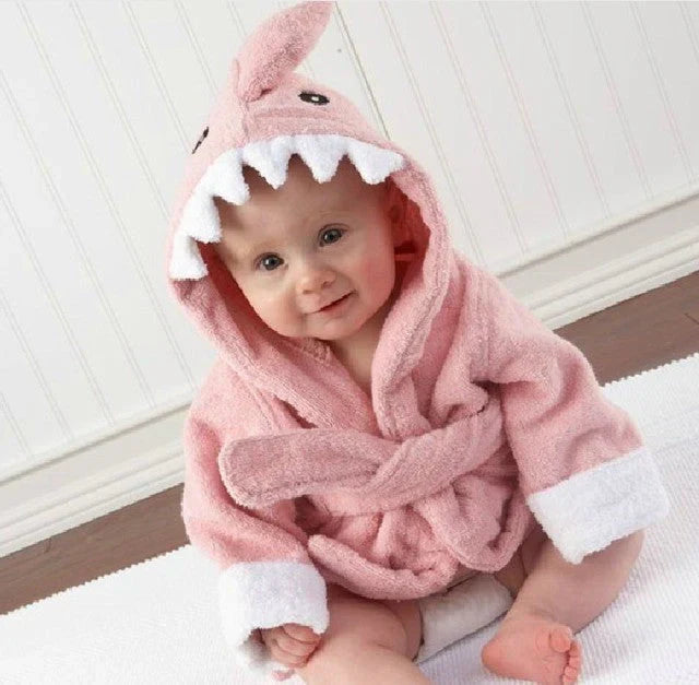 SnuggleWrap Babybadjas – Zachte, Absorberende Badjas met Dierendesign voor Baby’s | Ideaal na het Badderen More For Mini