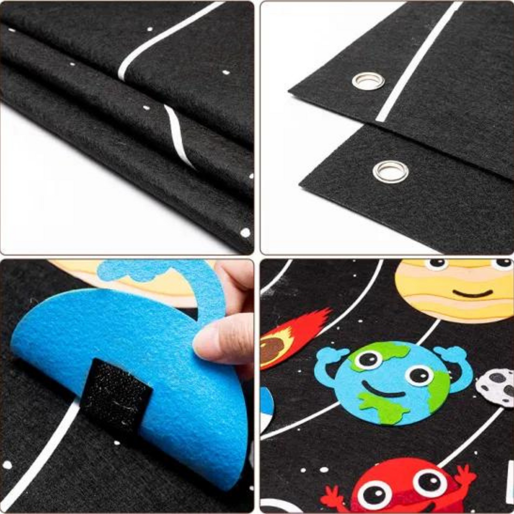 Educatief Vilt Ruimtebord voor Kinderen – Leerzaam DIY Heelal Speelgoed More For Mini