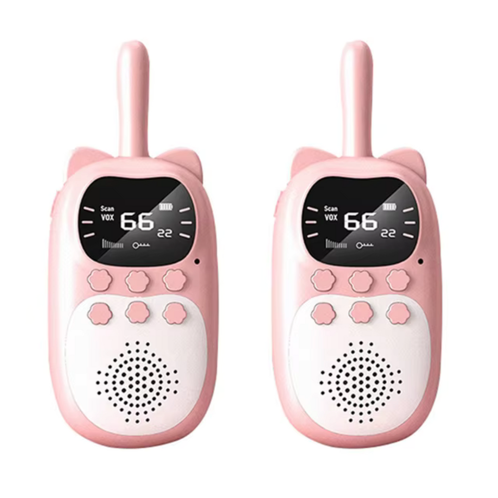 Uppladdningsbara Walkie Talkies för Barn – Räckvidd 3 km | Lek & Utforska Tillsammans More For Mini
