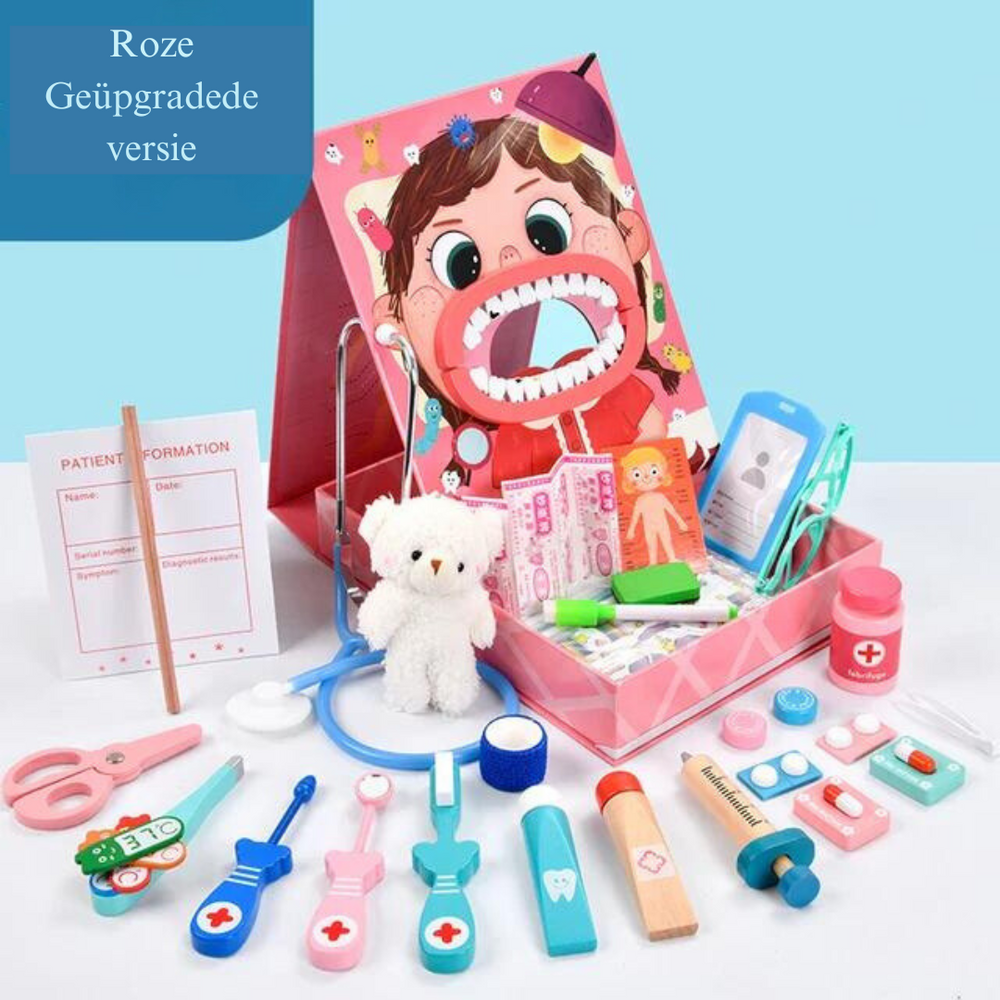 Dr. Dentist Speelset – Educatief Rollenspel voor Kinderen met Tandartsinstrumenten More For Mini