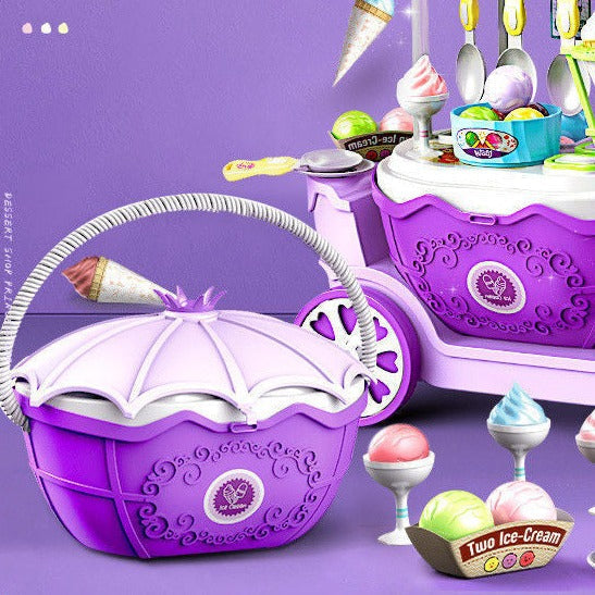 Glassvagn Leksaksvagn för Barn – 69 Tillbehör för Kreativt Rollspel och Fantasi More For Mini
