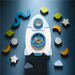 Educatief Houten Ruimte Blokkenspel | SpaceBuild Creatief & Montessori Speelgoed More For Mini