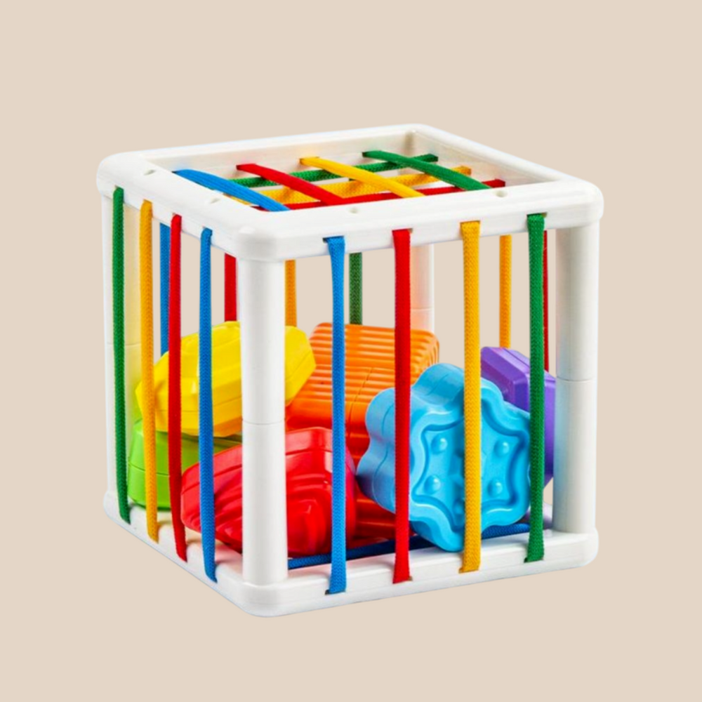 Sensorisk formkub – KibiTots Baby, Montessori, BPA-fri, från 6 månader More For Mini
