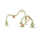 Stacky Fun Siliconen Ring Tafelspel – Educatief Speelgoed voor Baby’s en Peuters More For Mini