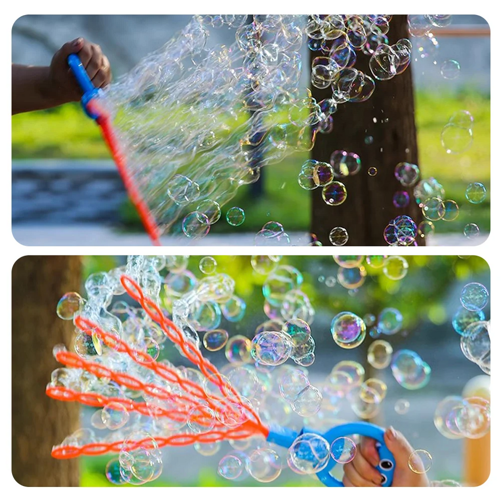 Såpbubbelstav med 32 hål – Smiley-bubbelblåsare för extra många bubblor (2-pack) Lilla Lycka