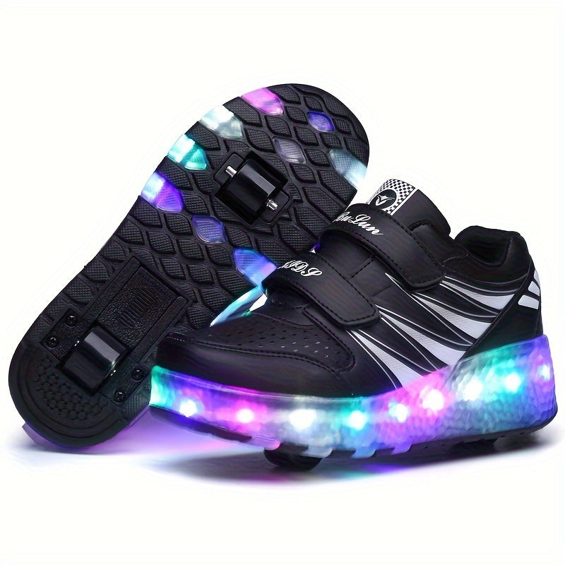 FlashRunners LED Rullskridsko Sneakers – Avtagbara Hjul | Stl. 26-35 More For Mini