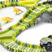 Dino Racebaan voor Kinderen – 140-delige Flexibele Baan met Dinosaurus Speelgoed More For Mini