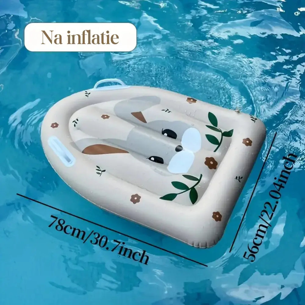 Uppblåsbar Surfbräda för Barn med Handtag | Tecknad Simbräda för Strand & Pool – SplashJoy More For Mini