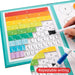 Magnetisk bråkbok med 102 magneter – runda och rektangulära bråk, penna | lärobok matematik