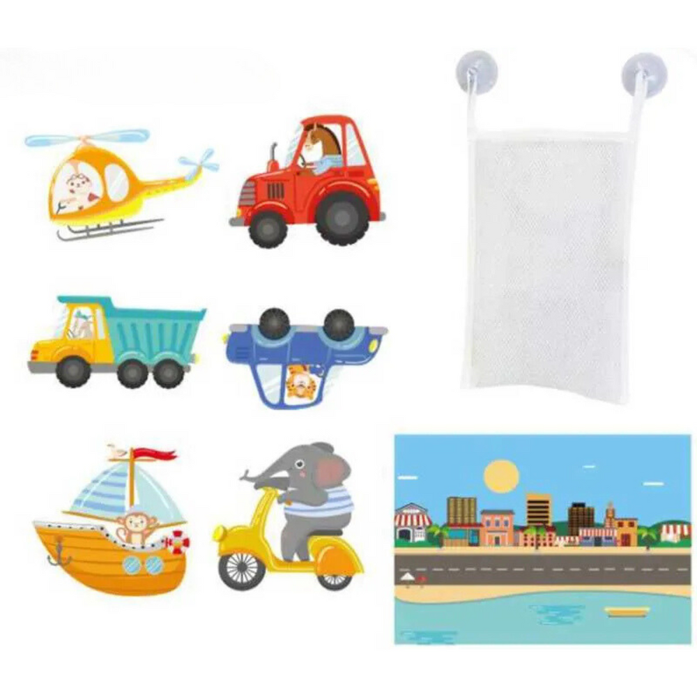 Badpuzzel Dieren voor Baby & Peuter – Foam Badspeelgoed Educatief & Drijvend – AquaBeestjes Set (20 stuks) More For Mini