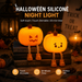 Halloween-nattlampa med mjukt stämningsljus – silikon, laddas via USB-C | barnrumslampa