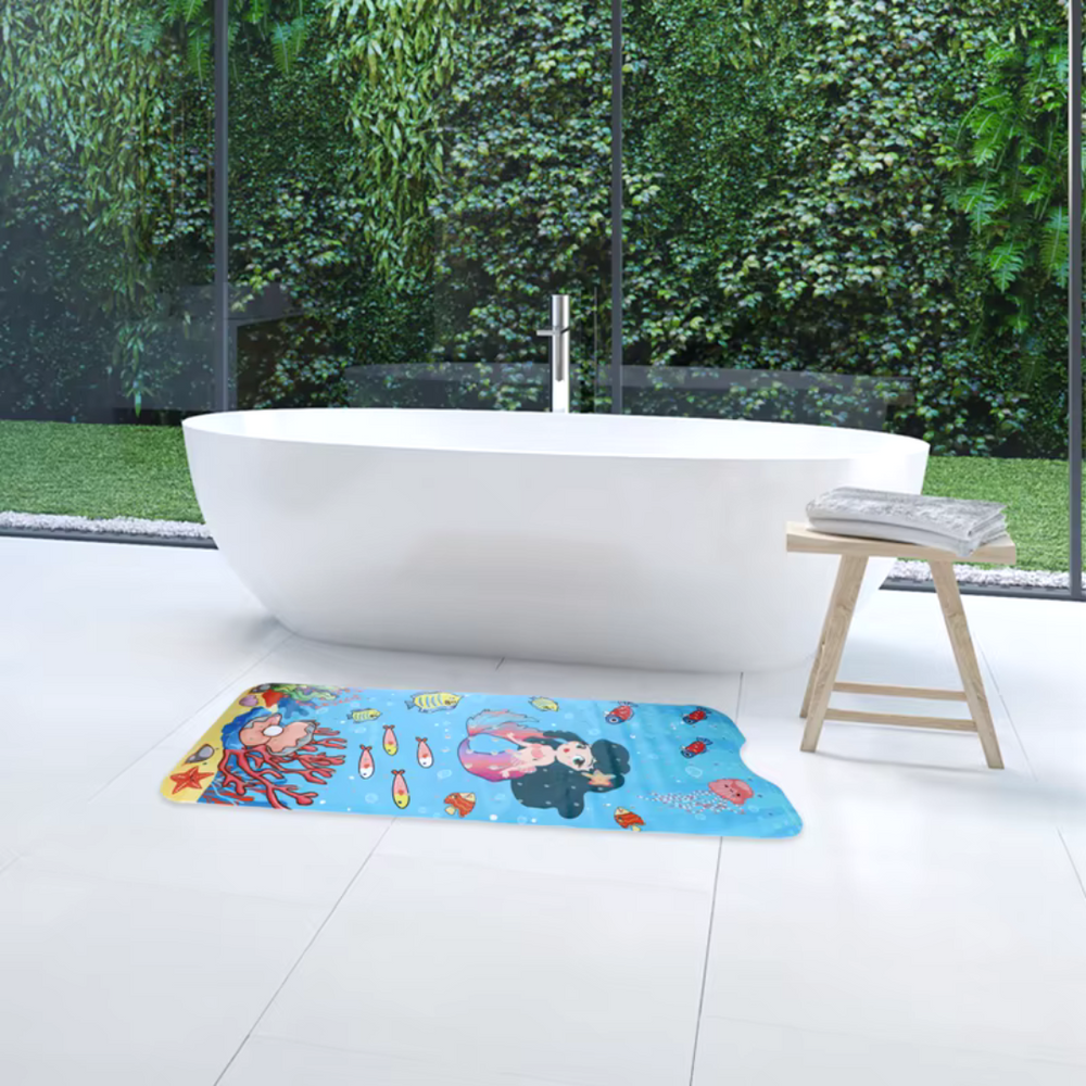 Antislip Zeemeermin Badmat voor Kinderen – Veilig & Leuk Badderen | AquaKind More For Mini