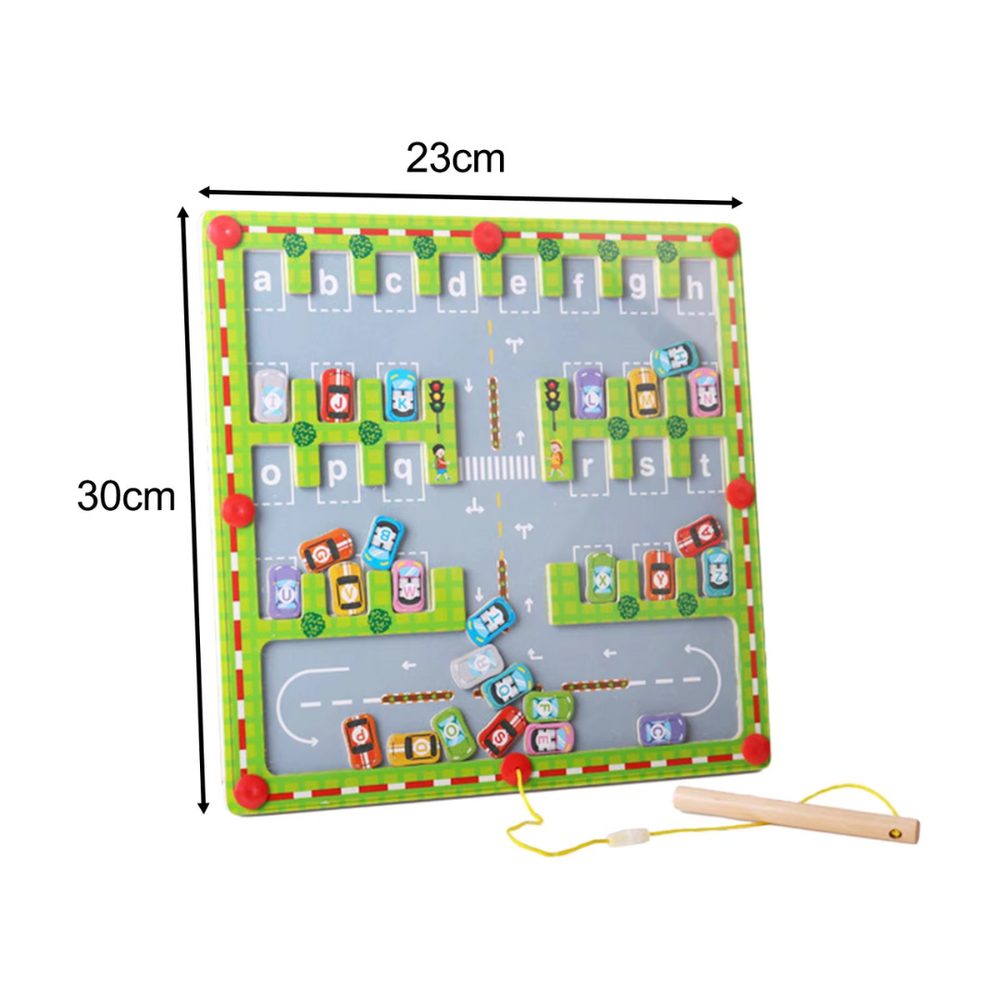 Magnetisch Alfabet Speelbord – Leerletters & Motoriek | Educatief Montessori Speelgoed 3+ More For Mini