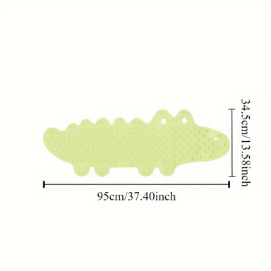 Veilige Anti-Slip Badmat Kinderbad | SplashSafe Krokodil Design | Stevig & Duurzaam More For Mini