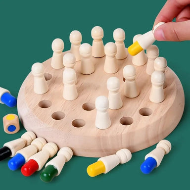 Trämemoryspel för Barn – Lärorikt och Interaktivt Minnesspel från 3 År More For Mini