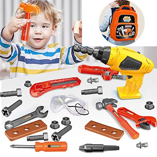 Gereedschapsrugzak voor Kinderen – Complete Speelset met 20+ Onderdelen | Bouw & Leerplezier vanaf 3 Jaar More For Mini