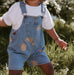 Kinder Tuinbroek met Citroenprint – Zomerse Dungaree Shorts van Katoen (0–7 Jaar) More For Mini