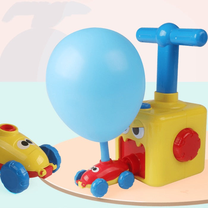 TurboPop Luftdriven Leksaksbil – Pedagogisk och Snabb Leksak för Barn från 2 år+ More For Mini