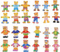 Träpusselsats – TeddyDress Klädpussel, Björnar, Trä, Från 2 År More For Mini