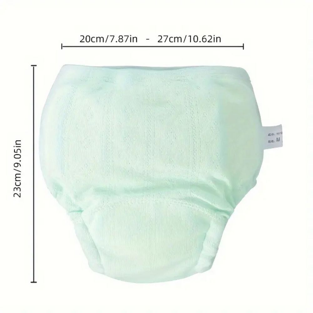 Tvättbara potträningsbyxor för baby och småbarn – Set med 3 bekväma träningsbyxor More For Mini