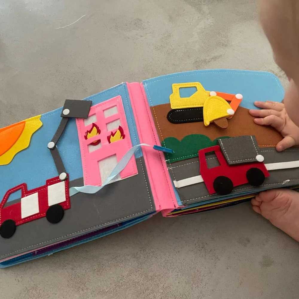 Montessori Aktivitetsbok för Småbarn – Pedagogisk & Resvänlig Leksak för Barn 2–5 år More For Mini