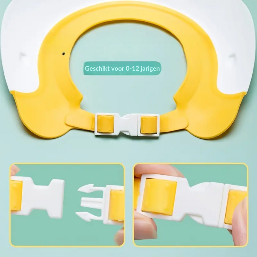 DinoSplash Baby Badmuts – Bescherming tegen Shampoo en Water voor Baby's en Peuters More For Mini
