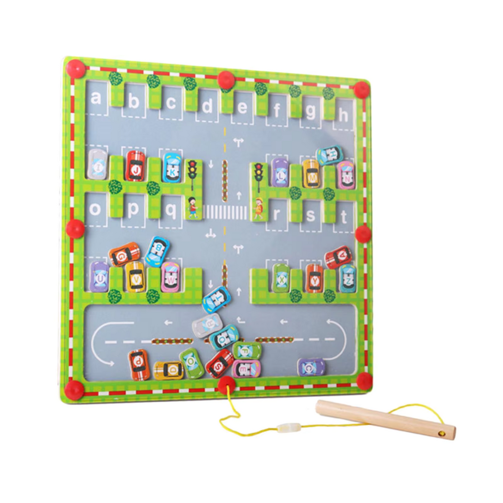 Magnetisch Alfabet Speelbord – Leerletters & Motoriek | Educatief Montessori Speelgoed 3+ More For Mini