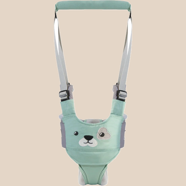 Ergonomische Loopsteun – Kigali Baby, Blauw/Bruin/Roze, Katoen, 9+ Maanden More For Mini