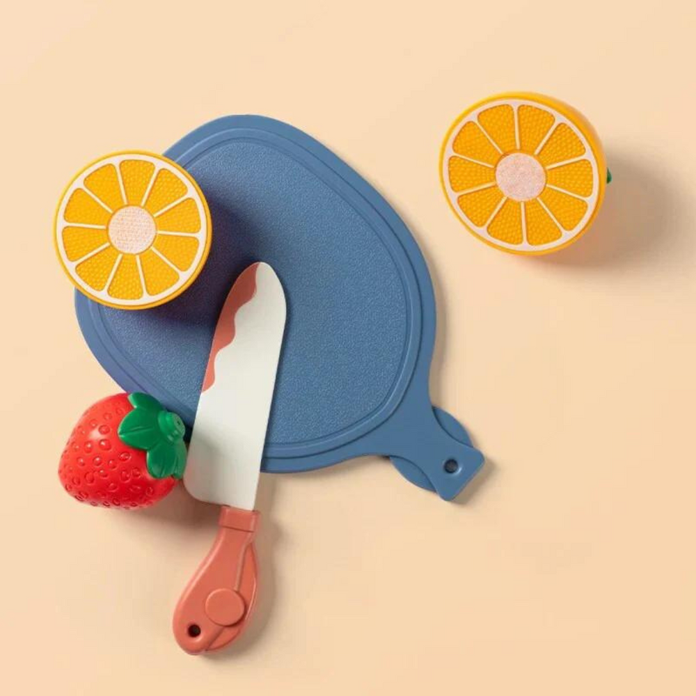 Educatief Montessori Houten Fruitsnijset – Veilig Speelgoed Voor Peuters en Kleuters More For Mini