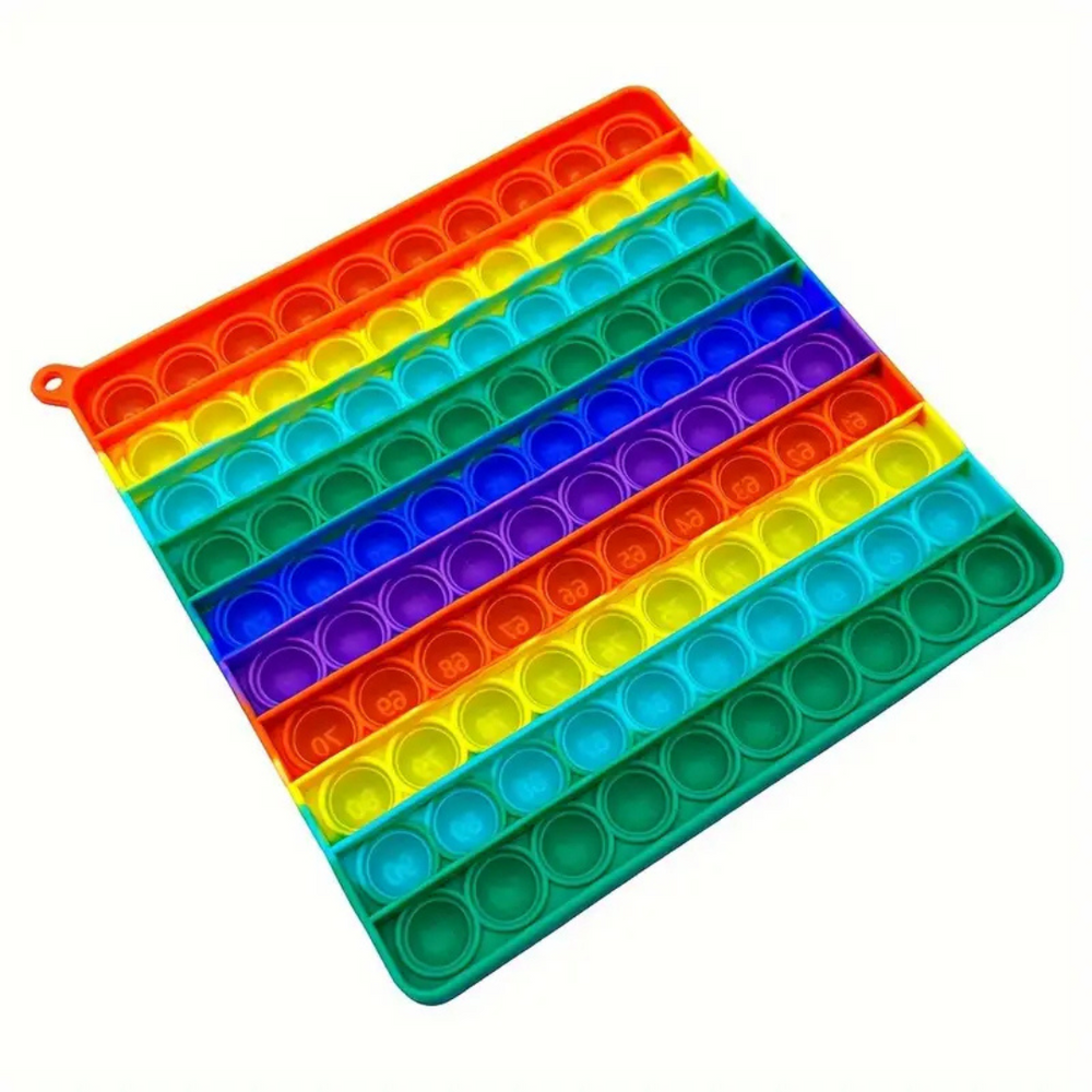CijferPop 100 – Educatief Regenboog PopSpeelgoed voor Kleuters | Leer Spelenderwijs Tellen & Rekenen More For Mini
