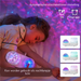 Stjärnhimmelprojektor för barn & vuxna – LED-nattlampa med oceanljus & timer More For Mini