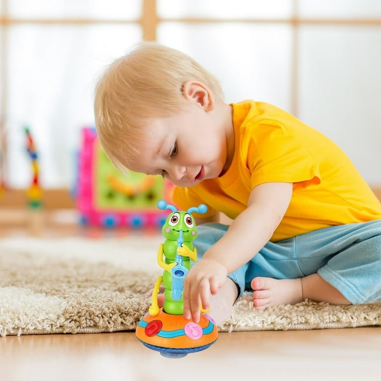 GroovyBug Dansende Saxofoon Rups – Muzikaal Speelgoed voor Kinderen vanaf 3 Jaar | Verbeter Motoriek en Coördinatie More For Mini