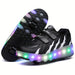 FlashRunners LED Rullskridsko Sneakers – Avtagbara Hjul | Stl. 26-35 More For Mini
