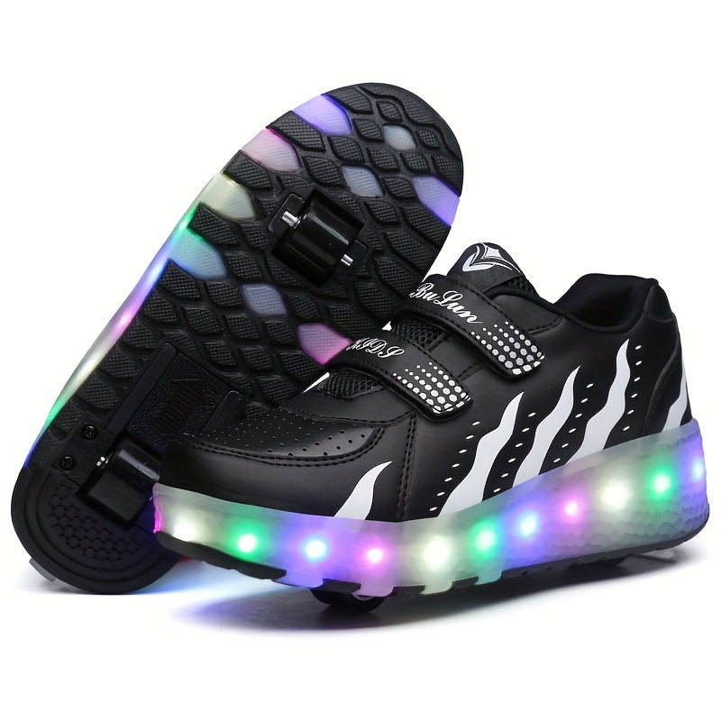 FlashRunners LED Rullskridsko Sneakers – Avtagbara Hjul | Stl. 26-35 More For Mini
