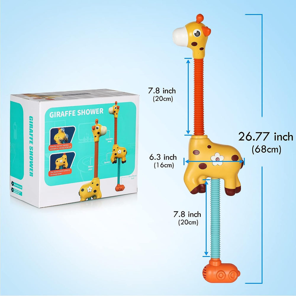 Giraffe Splash™ Vattenfontän för Småbarn - Pedagogisk Badleksak utan Batterier More For Mini