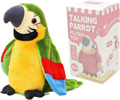 PraatPapegaai Interactieve Knuffel – Herhaalt Alles Wat Je Zegt | Stimuleert Taal & Leren More For Mini