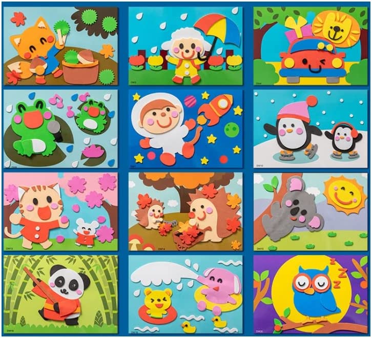 3D Sticker Puzzels voor Kinderen – Educatief Creatief Spel met Veilig Schuimmateriaal More For Mini